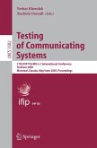 Testing of Communicating Systems (eBook, PDF)