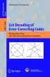 List Decoding of Error-Correcting Codes... - Bild 1