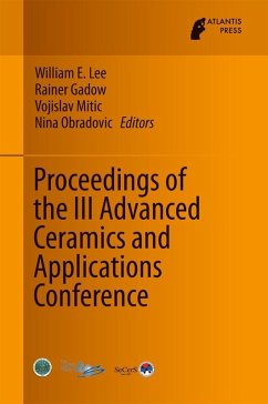 Proceedings of the III Advanced Ceramics and Applications Conference (eBook, PDF)