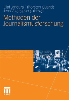 Methoden der Journalismusforschung (eBook, PDF)