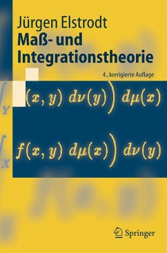 Maß- und Integrationstheorie (eBook, PDF) - Elstrodt, Jürgen