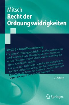 Recht der Ordnungswidrigkeiten (eBook, PDF) - Mitsch, Wolfgang