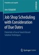 Job Shop Scheduling with Consideration... - Bild 1