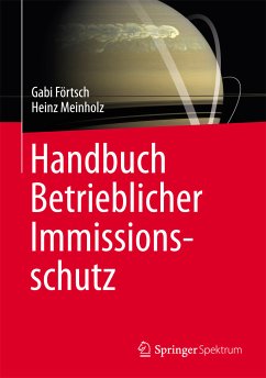 Handbuch Betrieblicher Immissionsschutz (eBook, PDF) - Förtsch, Gabi; Meinholz, Heinz