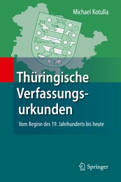 Thüringische Verfassungsurkunden (eBook, PDF) - Kotulla, Michael