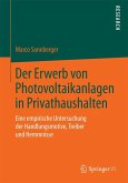 Der Erwerb von Photovoltaikanlagen in Privathaushalten (eBook, PDF)