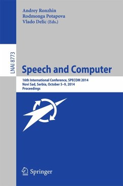Speech and Computer (eBook, PDF)