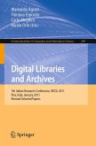 Digital Libraries and Archives (eBook, PDF)