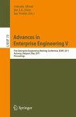 Advances in Enterprise Engineering V (eBook, PDF)