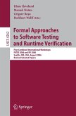 Formal Approaches to Software Testing and Runtime Verification (eBook, PDF)