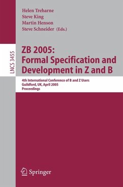 ZB 2005: Formal Specification and Development in Z and B (eBook, PDF)