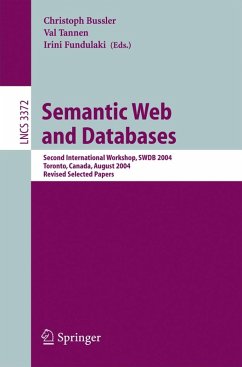 Semantic Web and Databases (eBook, PDF)