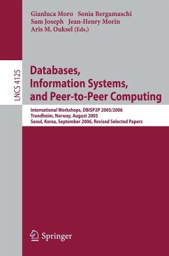 Cover Databases, Information Systems, and Peer-to-Peer Computing (eBook, PDF)