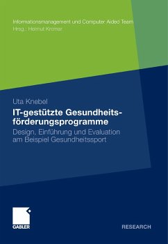 IT-gestützte Gesundheitsförderungsprogramme (eBook, PDF) - Knebel, Uta