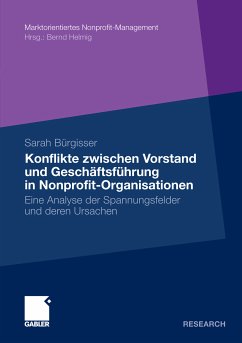 Konflikte zwischen Vorstand und Geschäftsführer in Nonprofit-Organisationen (eBook, PDF) - Bürgisser, Sarah