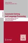 Constraint Solving and Language Processing (eBook, PDF)