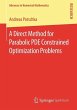 A Direct Method for Parabolic PDE... - Bild 1