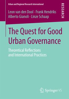 The Quest for Good Urban Governance (eBook, PDF) - van den Dool, Leon; Hendriks, Frank; Gianoli, Alberto; Schaap, Linze