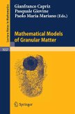 Mathematical Models of Granular Matter (eBook, PDF)