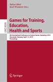 Games for Training, Education, Health and Sports (eBook, PDF)