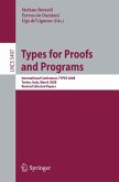 Types for Proofs and Programs (eBook, PDF)