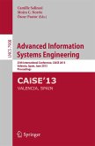 Advanced Information Systems Engineering (eBook, PDF)