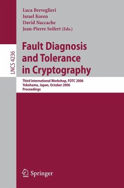 Cover Fault Diagnosis and Tolerance in Cryptography (eBook, PDF)