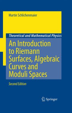 An Introduction to Riemann Surfaces, Algebraic Curves and Moduli Spaces (eBook, PDF) - Schlichenmaier, Martin