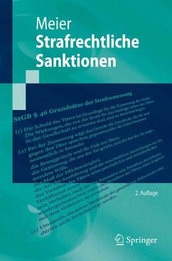 Strafrechtliche Sanktionen (eBook, PDF) - Meier, Bernd-Dieter