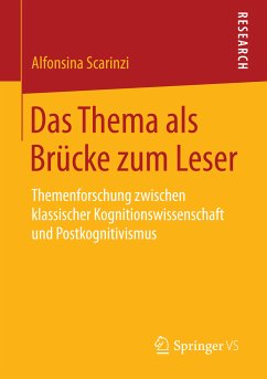 Das Thema als Brücke zum Leser (eBook, PDF) - Scarinzi, Alfonsina