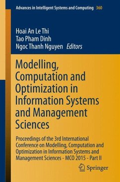 Modelling, Computation and Optimization in Information Systems and Management Sciences (eBook, PDF)