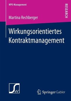 Wirkungsorientiertes Kontraktmanagement (eBook, PDF) - Rechberger, Martina