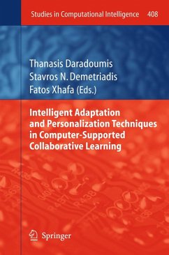 Cover Intelligent Adaptation and Personalization Techniques in Computer-Supported Collaborative Learning (eBook, PDF)