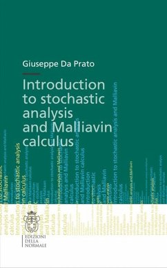 Introduction to Stochastic Analysis and Malliavin Calculus (eBook, PDF) - Da Prato, Giuseppe