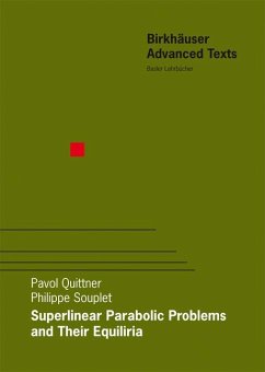 Superlinear Parabolic Problems (eBook, PDF) - Quittner, Pavol; Souplet, Philippe