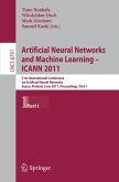Artificial Neural Networks and Machine Learning - ICANN 2011 (eBook, PDF)