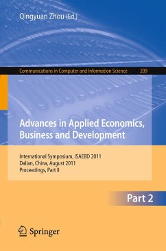 Cover Advances in Applied Economics, Business and Development (eBook, PDF)