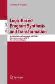Logic-Based Program Synthesis and Transformation (eBook, PDF)