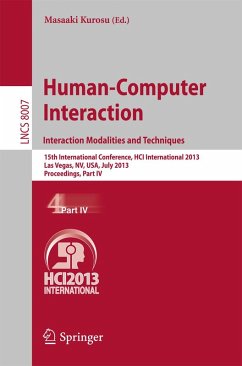 Human-Computer Interaction: Interaction Modalities and Techniques (eBook, PDF)