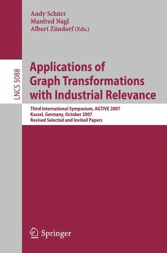 Cover Applications of Graph Transformations with Industrial Relevance (eBook, PDF)