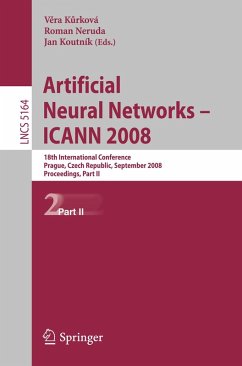 Artificial Neural Networks - ICANN 2008 (eBook, PDF)