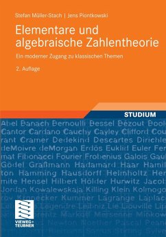 Elementare und algebraische Zahlentheorie (eBook, PDF) - Müller-Stach, Stefan; Piontkowski, Jens
