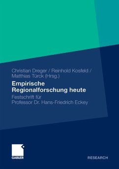 Empirische Regionalforschung heute (eBook, PDF)