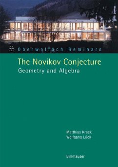 The Novikov Conjecture (eBook, PDF) - Kreck, Matthias; Lück, Wolfgang