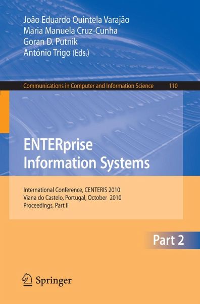 ENTERprise Information Systems, Part II (eBook, PDF)