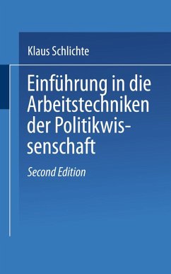 Cover Einführung in die Arbeitstechniken der Politikwissenschaft (eBook, PDF)