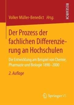 Der Prozess der fachlichen Differenzierung an Hochschulen (eBook, PDF)