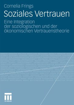 Soziales Vertrauen (eBook, PDF) - Frings, Cornelia