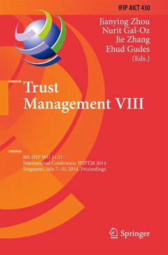 Trust Management VIII (eBook, PDF)