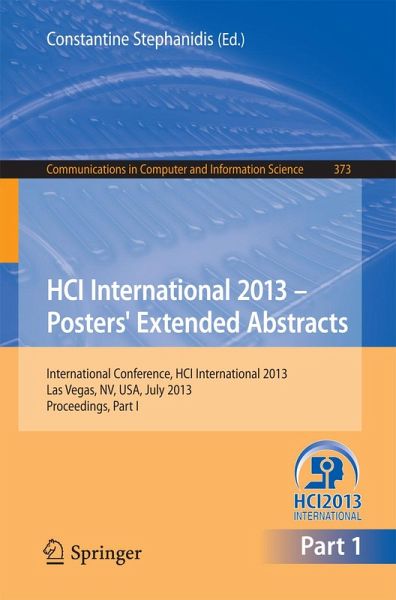 HCI International 2013 - Posters' Extended Abstracts (eBook, PDF)